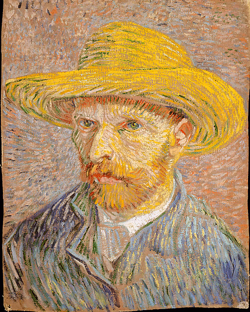 Self Portrait With A Straw Hat Obverse